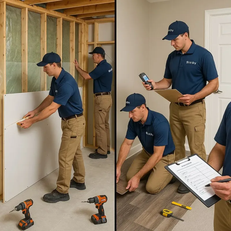 Repairs and Reconstruction process in South Lebanon, OH